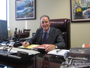 Jay A. Kaplan in his office